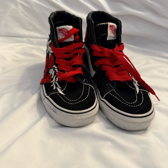 EUC Vans Custom “Frozen Rose” Embroidered High-top Sk8hi W7/M5.5 - Picture 7 of 7